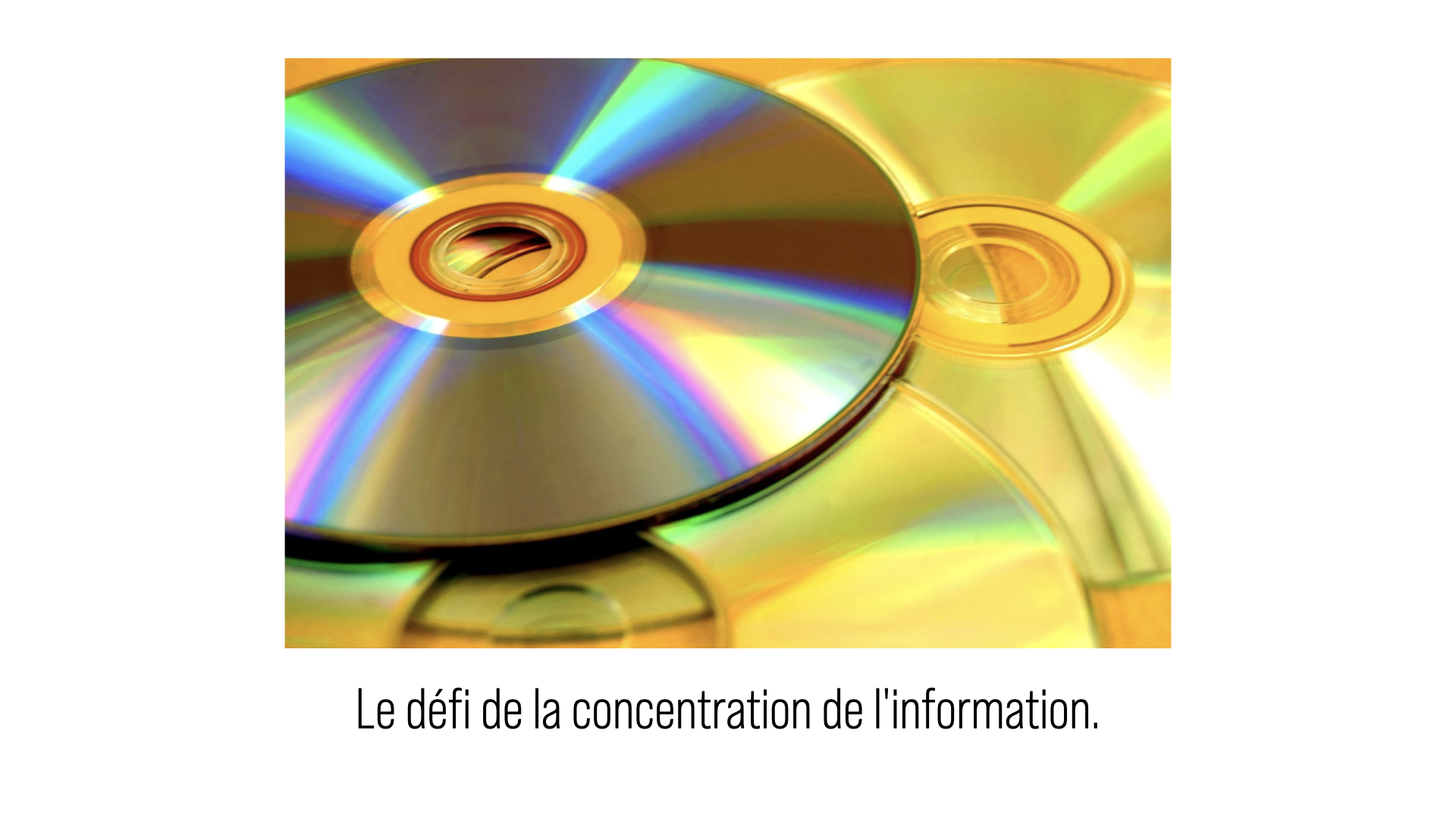 Le Compact Disc dans le cadre de la question du stockage fiable de l’information.